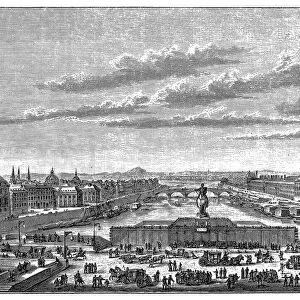 Pont Neuf and the Quais at the Louvre at the time of Louis XIV