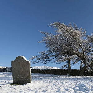 Quaker graveyard at Foxs Pulpit, Sedbergh, UK