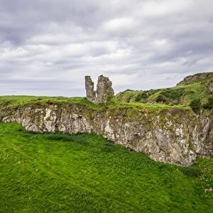The ruins of Dunseverick Castle