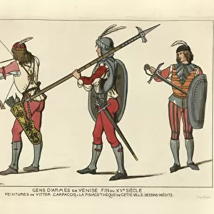 Soldiers of Venice, 15th Century, Archer, Pole arm, Swordsman