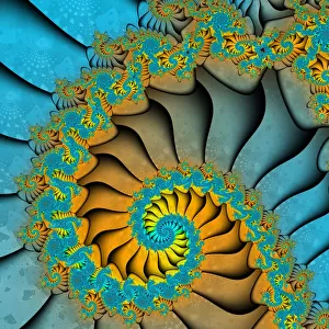 A spiral fractal