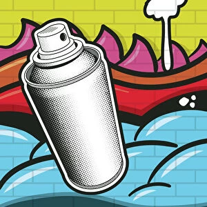 Contemporary art Collection: Street art graffiti