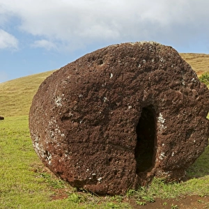 Stone sculptures, Easter Island, Chile