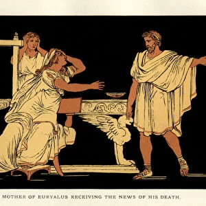 Stories from Virgil - The Mother of Euryalus Receiving the News of His Death