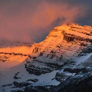 Sunrise Over Mount Victoria, Lake Louise, Banff National Park, Alberta, Canada