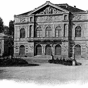 The Theater of Baden-Baden in Baden-Wurttemberg, Germany - 19th Century