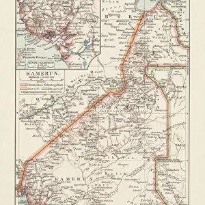Cameroon Postcard Collection: Maps