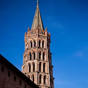 Tower of Basilique Saint-Sernin in Toulouse