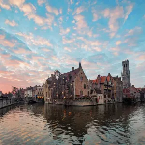 Tramonto di Bruges