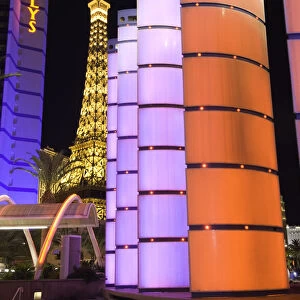 USA, Nevada, Las Vegas, lights on the strip