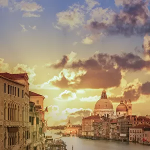 Venice. The Grand Canal at sunset