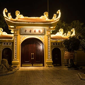 Vietnam - Hanoi - Tran Quoc Pagoda Gate