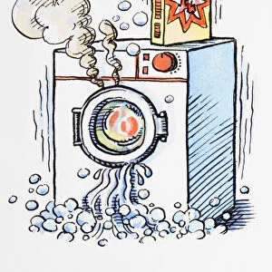 Washing machine overflowing