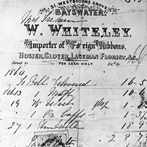 Whiteleys Invoice