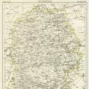 Wiltshire map 1885