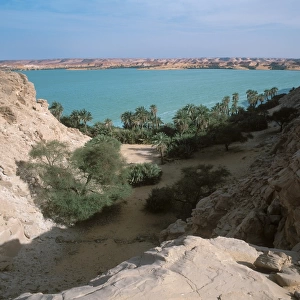 Yoa Lake, Ounianga Kebir, Tibesti-Ennedi, Sahara Desert, Chad