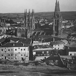 The city of Burgos in northern Spain. 28 August 1928