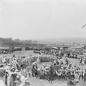A general view of the St Swithuns Fair at Chailey, East Sussex