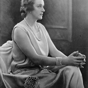 Mlle Rene Bjorling. 16 August 1924