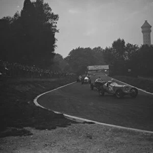 Prince Bira of Siam leading in the Road Racing Clubs Imperial Trophy race at the