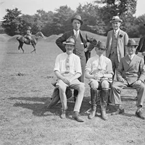 At the Ranelagh Club, the County Polo Association Pony Show, standing, left to