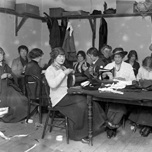 Tree Arts Club War emergency work rooms. 1914 - 1918