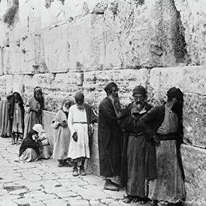 The wailing wall, Jerusalem. September 1929