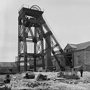 Dolcoath Mine, Camborne, Cornwall. Early 1900s