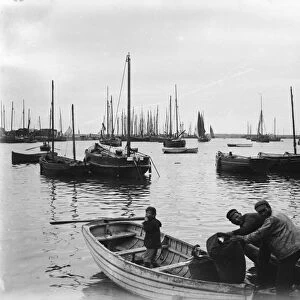 Newlyn Harbour, Cornwall. 1898