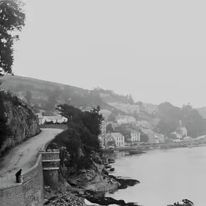 Print of The River Looe, Cornwall, early 1900s