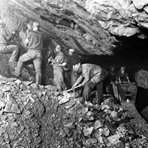 South Condurrow Mine, Camborne, Cornwall. Around 1900