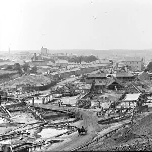 Tolvaddon Mine, Illogan, Cornwall. Around 1900