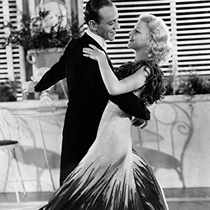 Ginger Rogers Dancing with her partner Fred Astaire