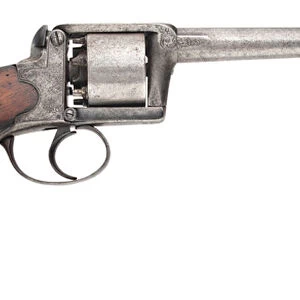100-Bore Moore & Harris Patent Six-shot Self-cocking Percussion Revolver