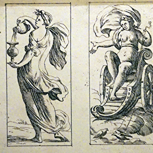 17th Century tarot cards by Giuseppe Maria Mitelli