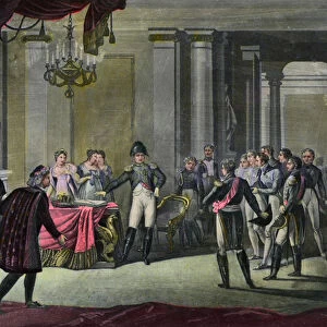 The Abdication of Napoleon to Fontainebleau in April 1814 - The Abdication of Napoleon at
