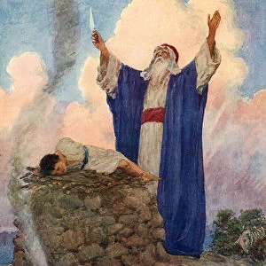 Abraham and Isaac on Mount Moriah