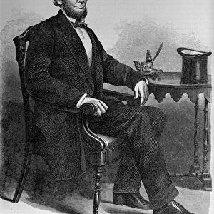 Abraham Lincoln, from Harpers Pictorial History of the Civil War