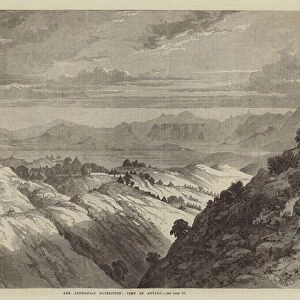 The Abyssinian Expedition, View of Antalo (engraving)
