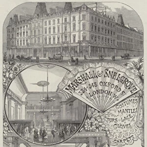 Advertisement, Marshall and Snelgrove (engraving)