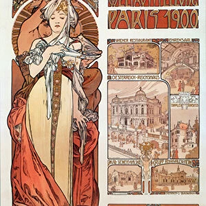 Advertising poster for Austria at the Paris worlds fair, 1900
