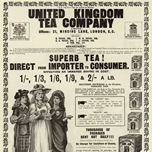 Advertisement, United Kingdom Tea Company (engraving)
