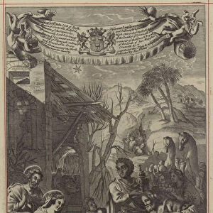 The Adoration of the Magi, or Wise men (engraving)