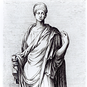Agrippina, c. 1653 (etching) (b / w photo)