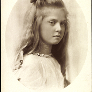 Ak I. H. Princess Sibylle of Saxony Coburg Gotha (b / w photo)