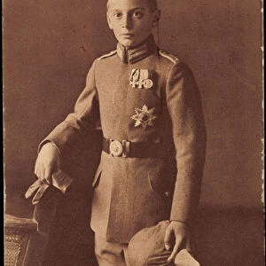 Ak Prince Louis Ferdinand von Prussia in uniform, Liersch 7908 (b / w photo)