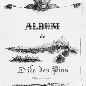 Album of the Isle of Pines, New Caledonia, deportation, front cover illustration