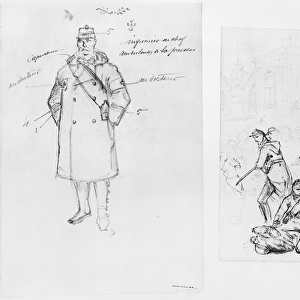 Album of the Siege of Paris, Ambulance man, the last troops at the station of Brest