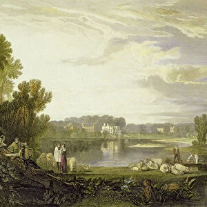 Alexander Popes Villa, Twickenham 1811 (engraving)