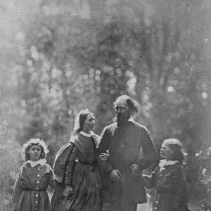 Alfred, Lord Tennyson with his wife Emily and two sons, Hallam and Lionel, c. 1862